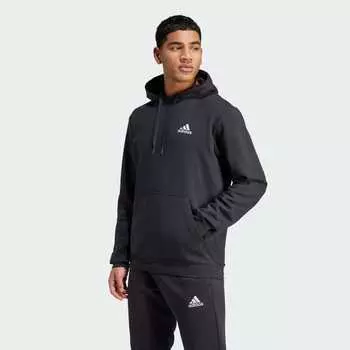 Парка Adidas Essentials Fleece Parka, цвет Black White