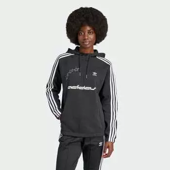 Парка Adidas Loose cut line hoodie, черный