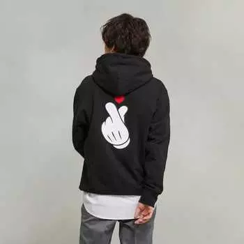 Парка Adidas Mickey Mouse x ORIGINALS Applique Cotton Parka, черный