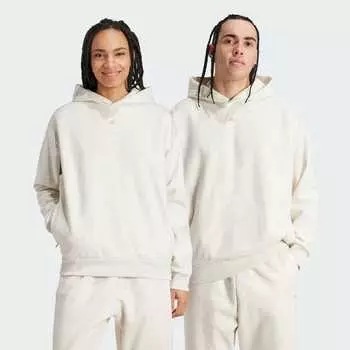Парка Adidas One Basketball Fleece Hoodie, цвет Cream White Melange