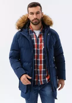 Парка And Pockets Ombre, цвет navy