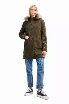 Парка Desigual, зеленый