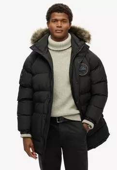 Парка EVEREST LONGLINE BAFFLED Superdry, черный