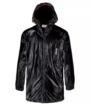 Парка Hugo Kids Regular Fit, черный