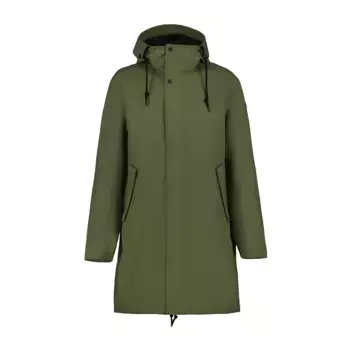 Парка Icepeak "H PARKA ADDIM", с капюшоном и кулиской, зеленый