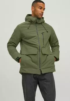 Парка Jack &amp; Jones, темно-зеленый