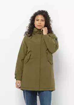 Парка Jack Wolfskin "TALFORST PARKA W", с капюшоном, цвет Cottage