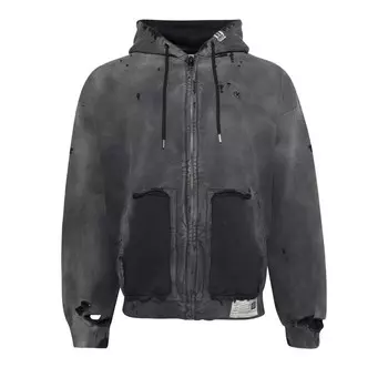 Парка Maison Mihara Yasuhiro Sun Faded Parka, черный