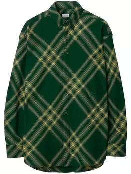 Парка миди Burberry, зеленый