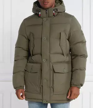 Парка мужская Tommy Hilfiger утепленная, зеленый