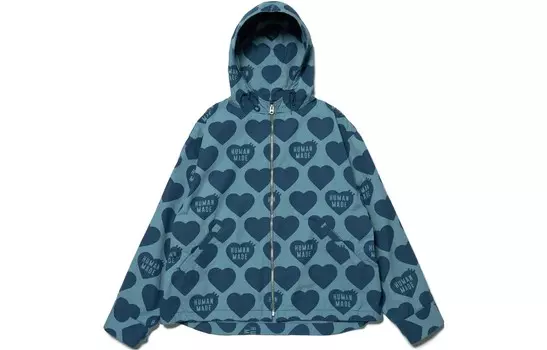 Парка на молнии Heart Human Made, синий