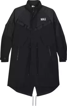 Парка Nike x Sacai Trench Parka 'Black', черный