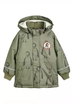 Парка Penguin Unisex Mini Rodini, зеленый