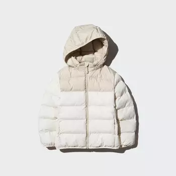 Парка Puffertech Uniqlo, 01 молочно-белый