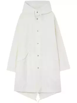 Парка с капюшоном JIL SANDER, белый