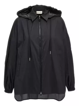 Парка с капюшоном Moncler, черный