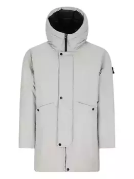 Парка с капюшоном Stone Island, серый