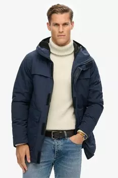 Парка с капюшоном Surplus Superdry, синий