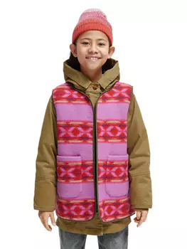 Парка Scotch & Soda 2 in 1, цвет Rosa/Rot/Khaki