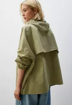 Парка SHOWER RESISTANT WAISTED Next, зеленый
