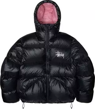 Парка Stussy Micro Ripstop Down Parka 'Black', черный