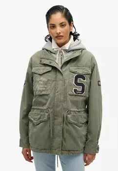 Парка Superdry, зеленый