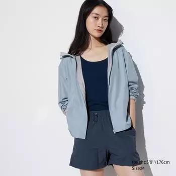 Ветровка UNIQLO двустороння, 61 голубой