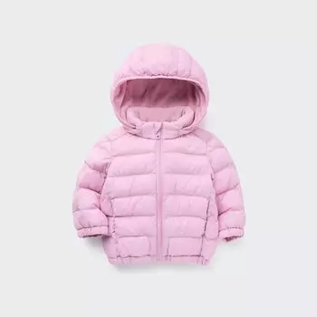 Парка UNIQLO на молнии, розовый