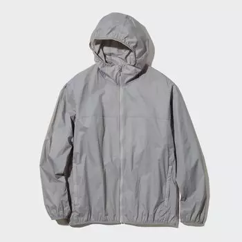 Парка UNIQLO с карманами, серый