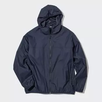 Парка UNIQLO с карманами, темно-синий