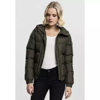 Парка Urban Classics Hooded, зеленый