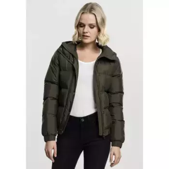 Парка Urban Classics Hooded, зеленый