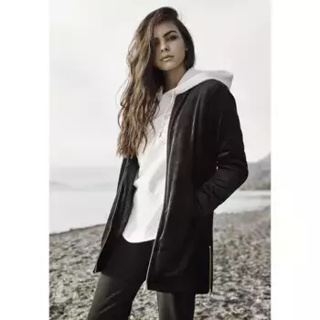 Парка Urban Classics Long Velvet, черный