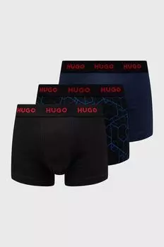 Пары боксеров HUGO 3 Hugo, темно-синий