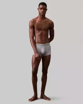 Пары трусов-боксеров с низкой посадкой - Micro Stretch Calvin Klein, черный
