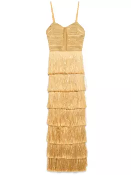 PatBO платье Pampas, золотой