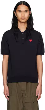 Патч Поло COMME des GARcONS PLAY, темно-синий
