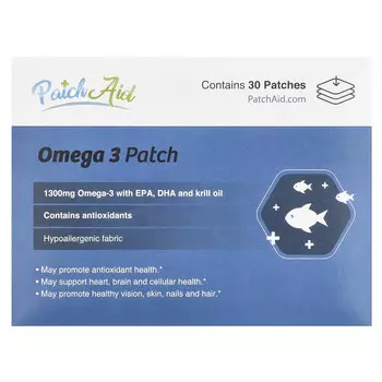PatchAid, Омега-3, 30 патчей