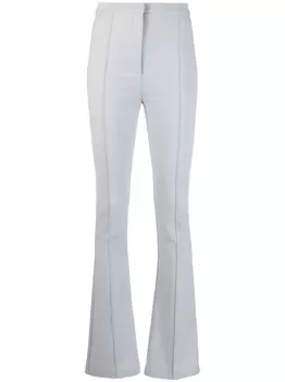Patrizia Pepe узкие брюки bootcut, серый