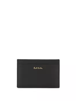 Paul Smith картхолдер в полоску, черный