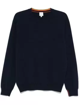 Paul Smith кашемировый свитер с круглым вырезом, синий