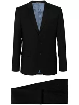 Paul Smith костюм из эластичной шерсти, черный