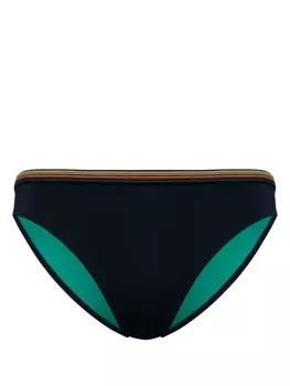Paul Smith плавки бикини с полосками Signature Stripe, синий