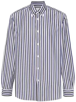 Paul Smith полосатая хлопковая рубашка, белый