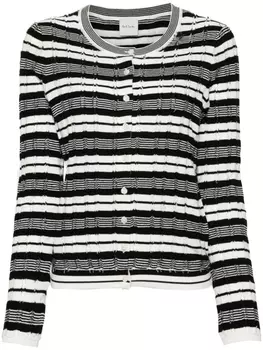 Paul Smith полосатый кардиган из органического хлопка, белый
