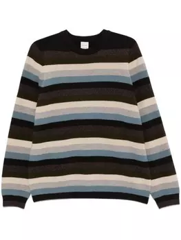 Paul Smith полосатый свитер, коричневый