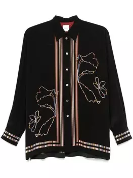 Paul Smith рубашка Signature Stripe Magnolia, черный