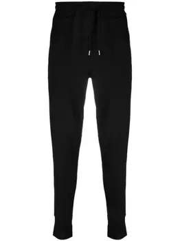 Paul Smith спортивные брюки с отделкой в полоску, черный