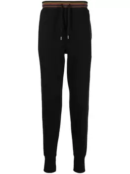 Paul Smith спортивные брюки с полосками, черный