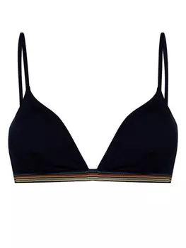 Paul Smith топ бикини с полосками Signature Stripe, синий